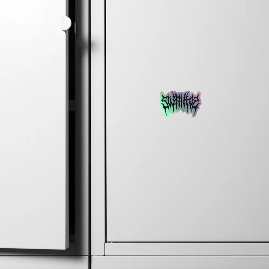Heavy Metal Holographic Sticker product image (4)