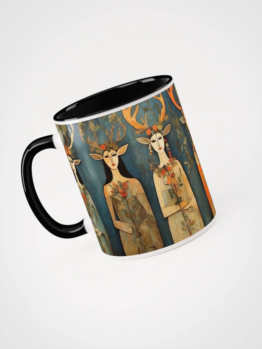 Whimsical Antlered Figures Ceramic Mug product image (19)