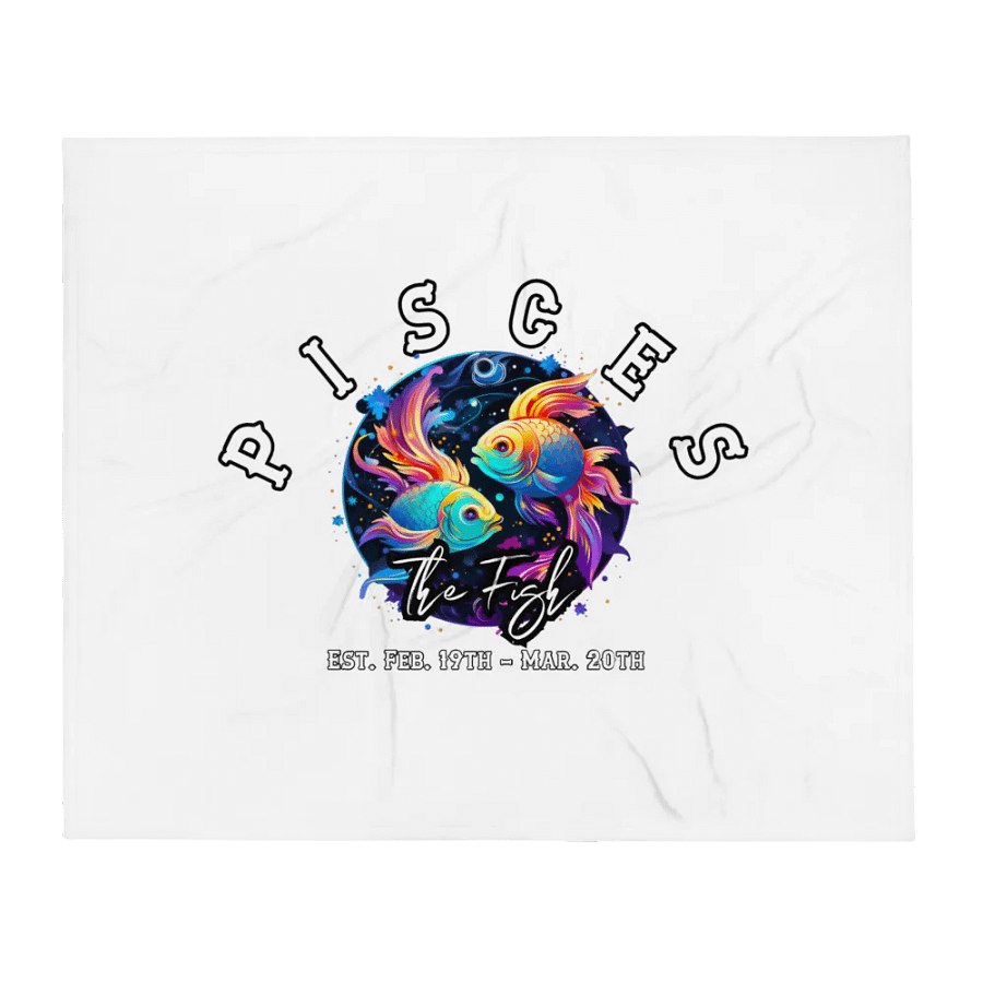 Pisces - Zodiac Throw Blanket product image (1)