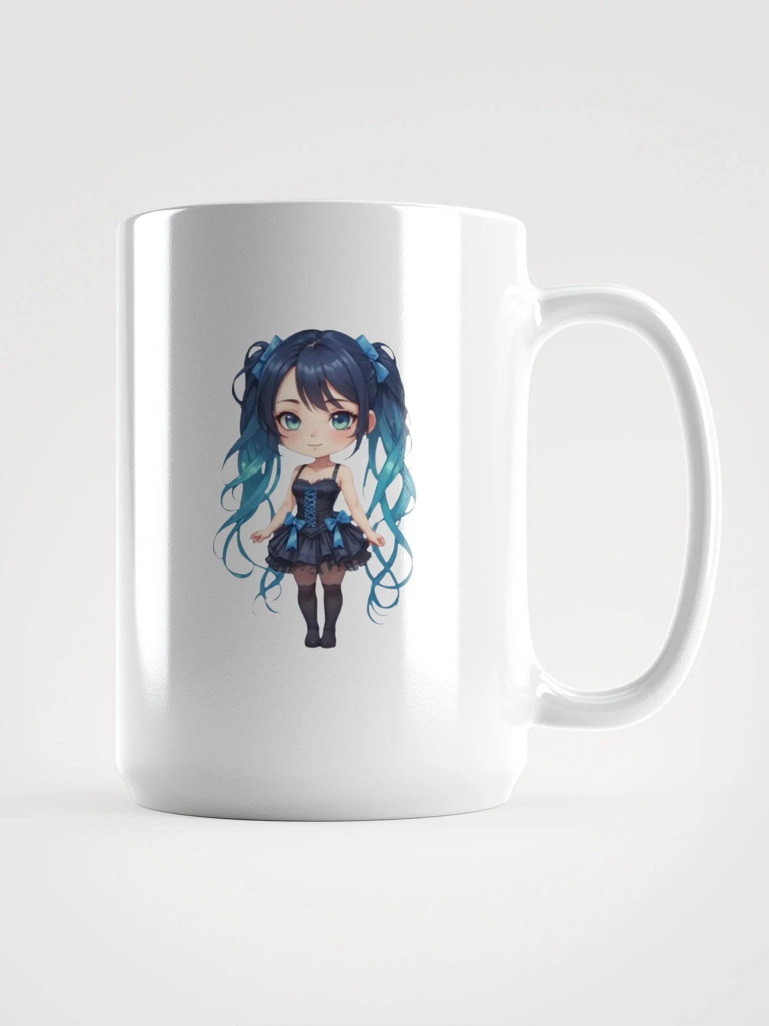 Chibi Blue Hair Cutie Mug product image (1)