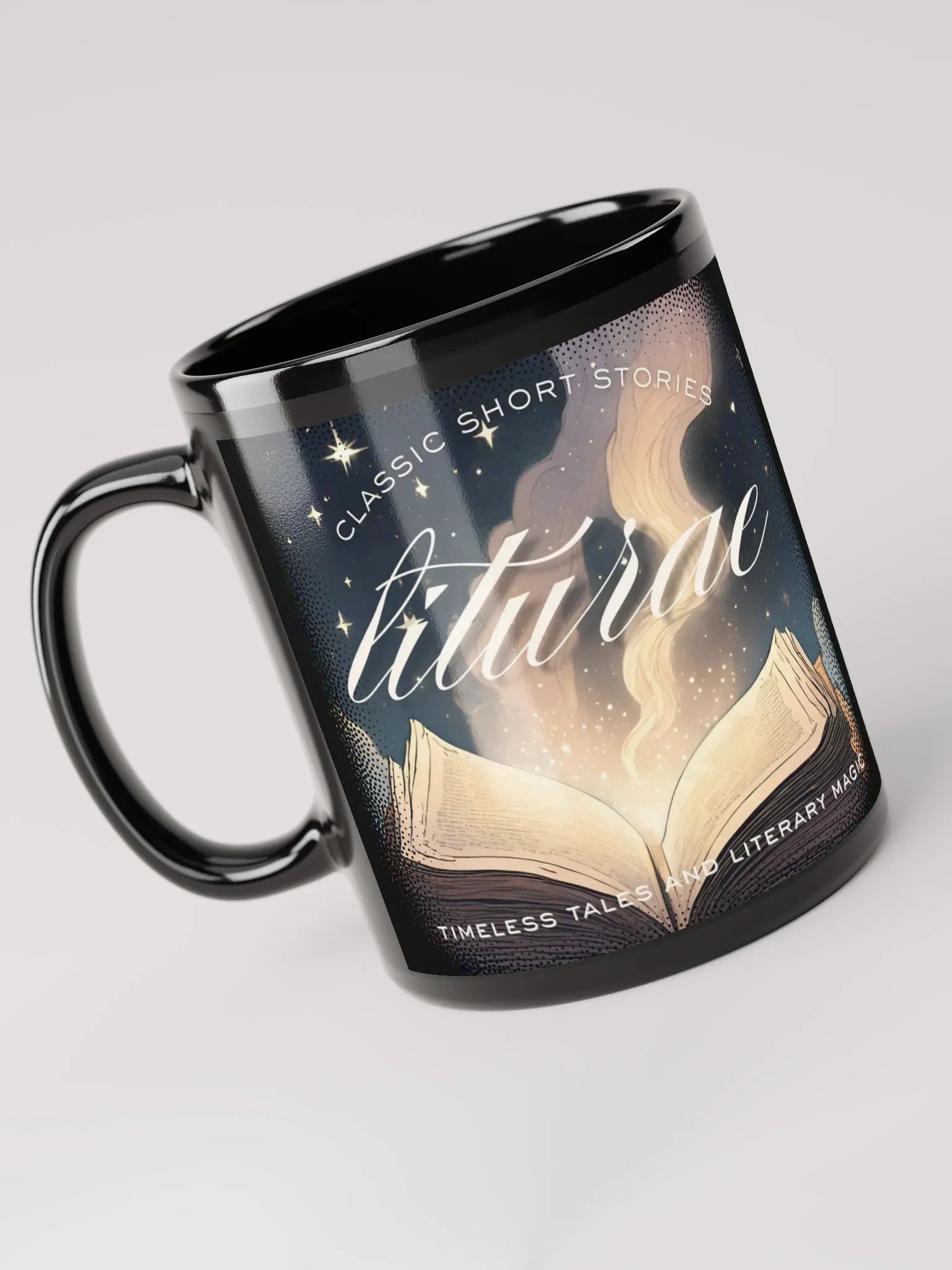 LITURAE Black Ceramic Mug product image (3)