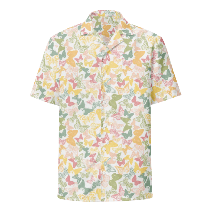 Pastel Butterfly Hawaiian Shirt product image (1)