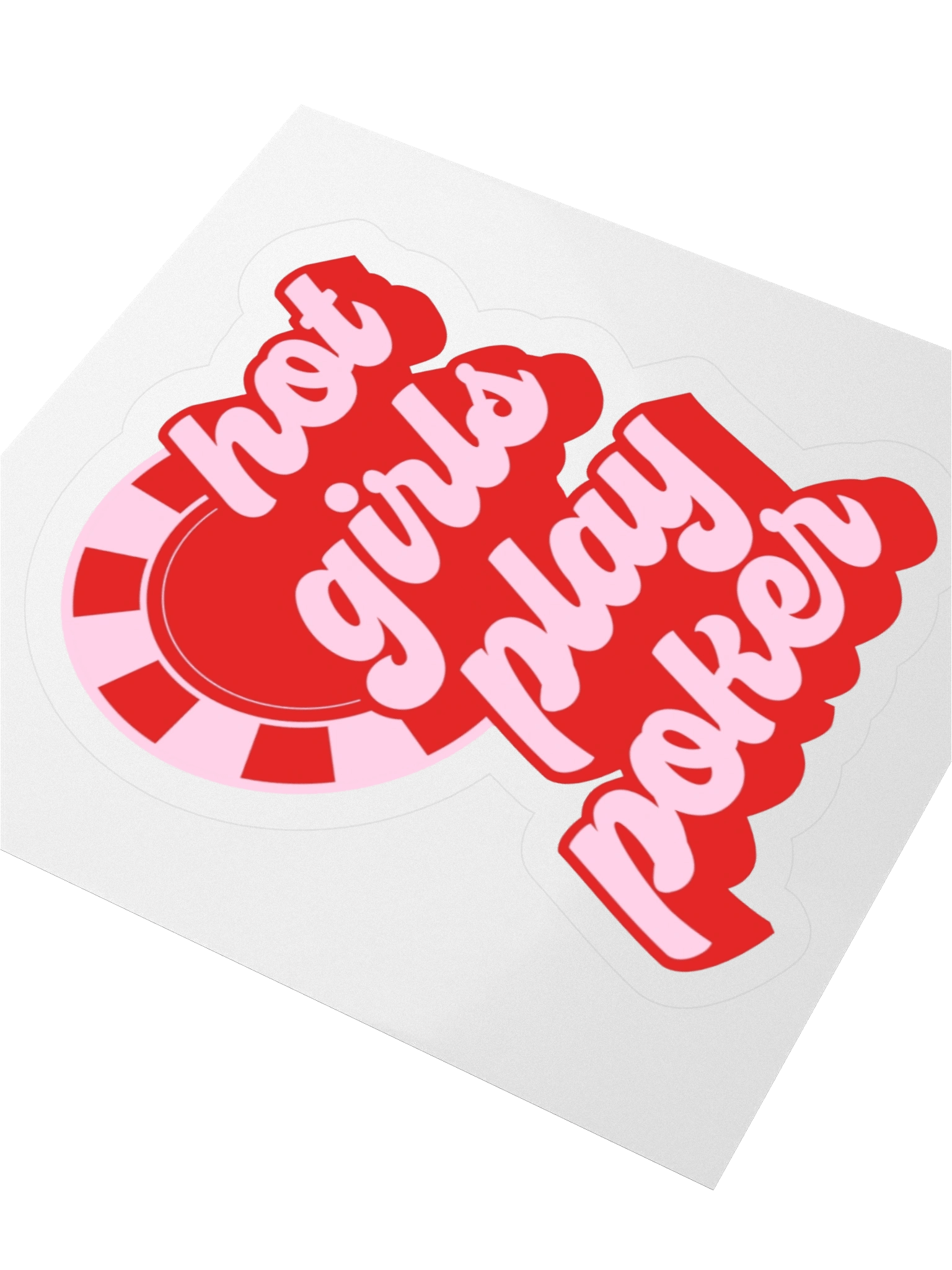 Hot Girls Play Poker Sticker product image (3)