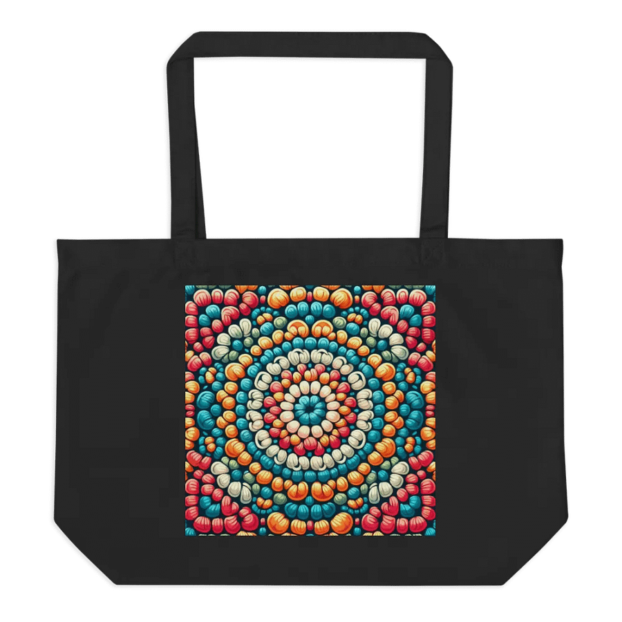 Orange Kaleidoscope Tote product image (4)