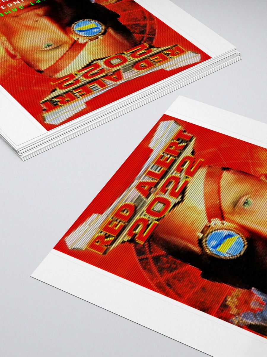 Red Alert 2022 (Putin and Conquer) Kiss Cut Stickers by Allcolor product image (4)