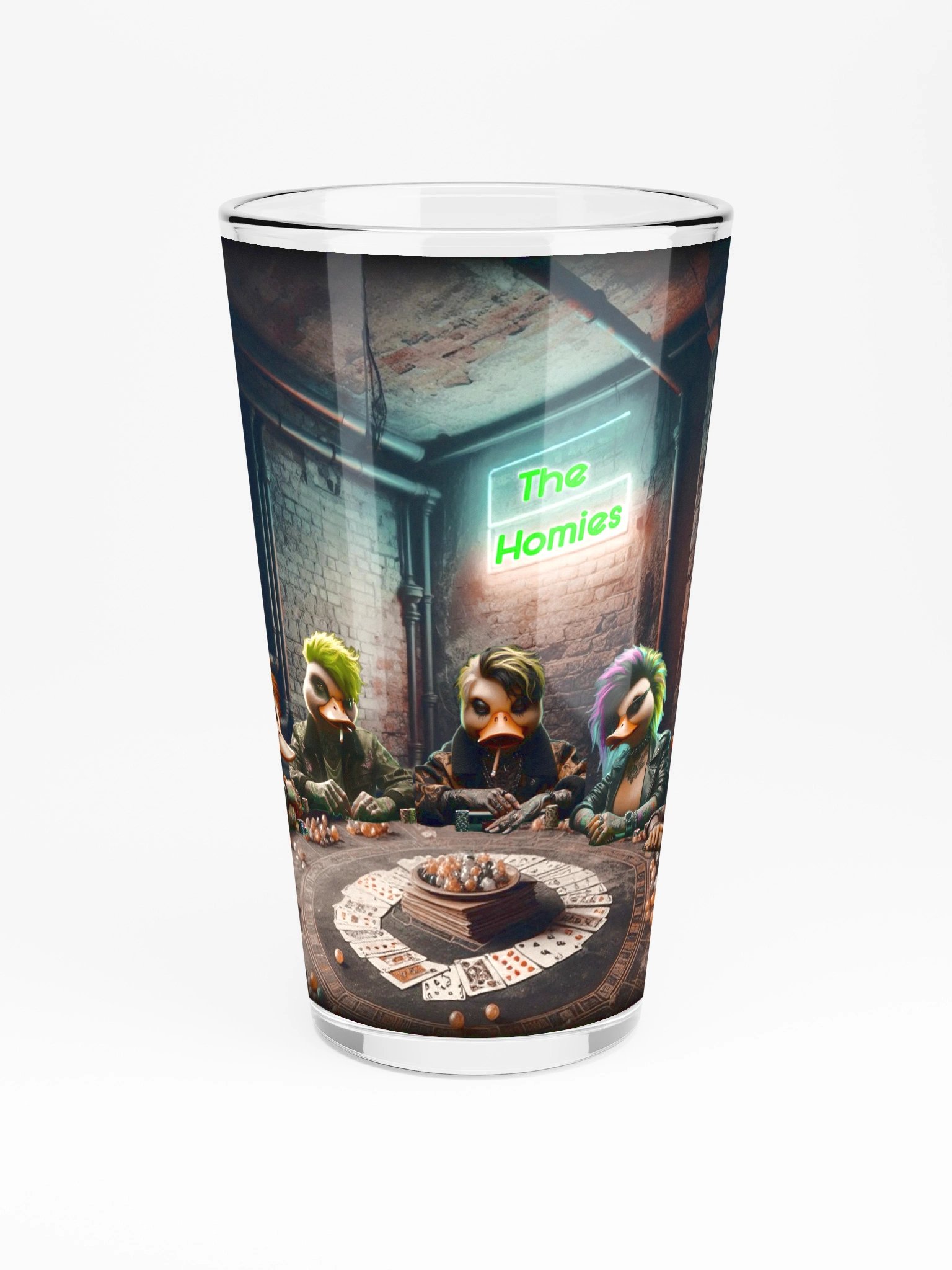 The Homies Poker Night Shaker Pint Glass product image (3)