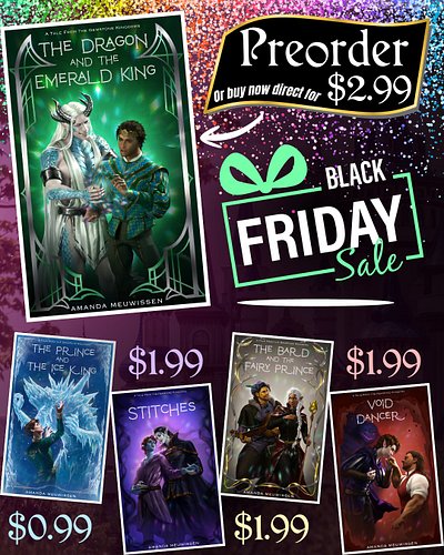 💎ANOTHER Black Friday Sale!💎

In honor of the very LAST book in my Tales from the Gemstone Kingdoms #mmromance #fantasyseries...