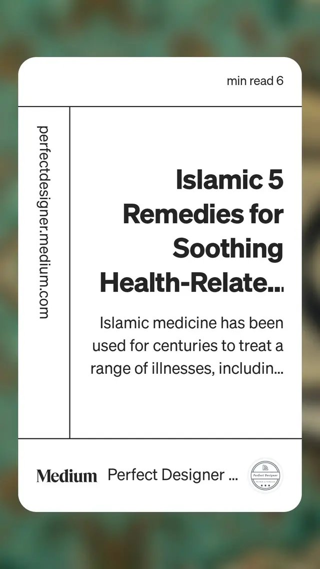 Struggling with health anxiety? You are not alone. ✨ Islamic teachings offer profound, time-tested spiritual practices that can significantly soothe worry and restore inner peace. We dive deep into 5 powerful remedies—from the structured tranquility of Salah to the calming power of Dhikr—that connect your mental well-being to your faith. These holistic methods address the emotional, spiritual, and physical symptoms of anxiety, offering a unique path to healing and resilience. Ready to incorporate these practices into your daily life and find solace? Read the full article for the complete guide: Link to article https://medium.com/islamic-thought/5-islamic-remedies-for-soothing-health-related-anxiety-fc618411d4bf #IslamicRemedies #HealthAnxietyRelief #MentalHealthInIslam #SpiritualHealing #Dhikr 
