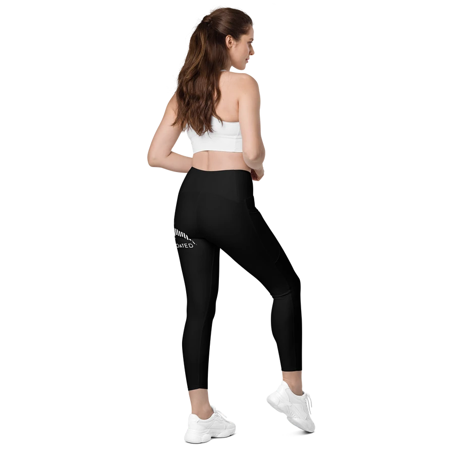 GOATED® Women's Leggings with Pockets | Black product image (6)