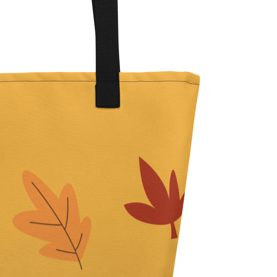 Ochre Leaves Tote Bag product image (3)