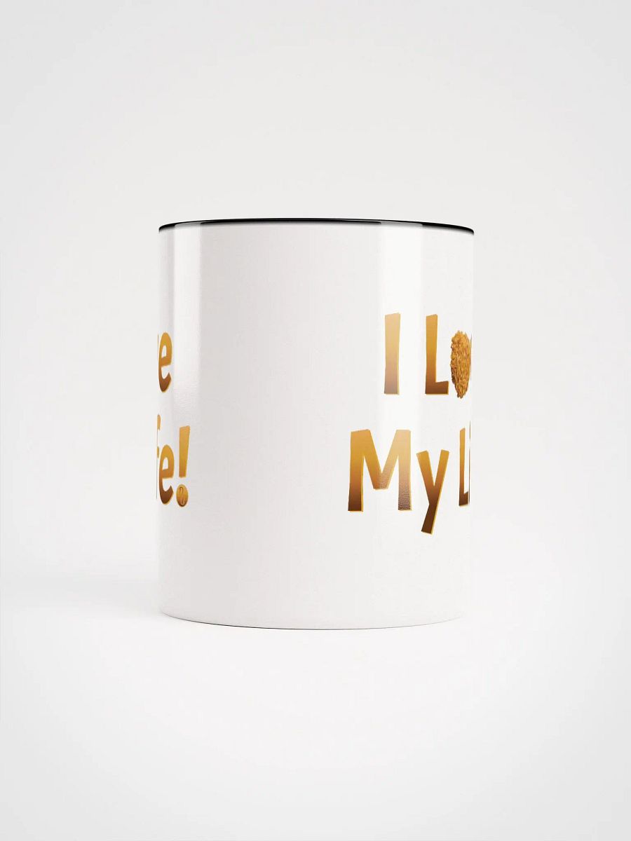 I Love My Life - White Mug Yellow Flowers product image (67)