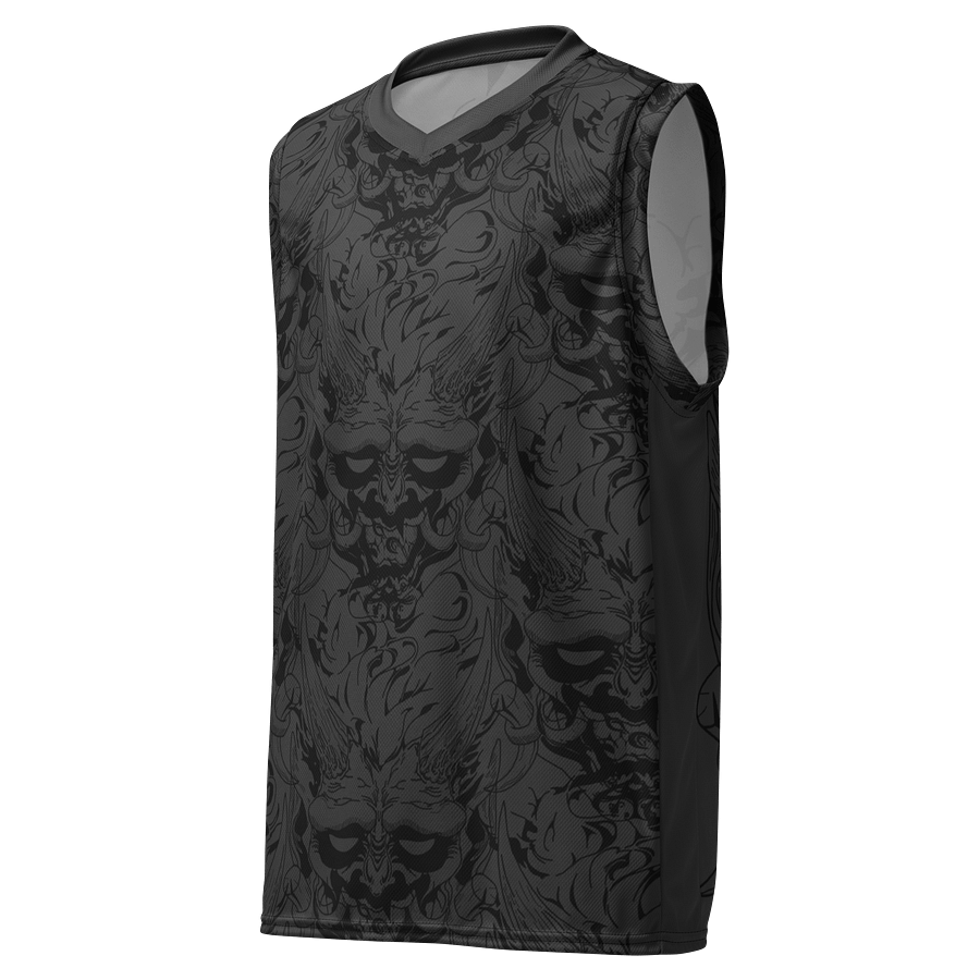 [ ONIFACE ] GRAY/BLACK Basketball Jersey // SYN product image (1)