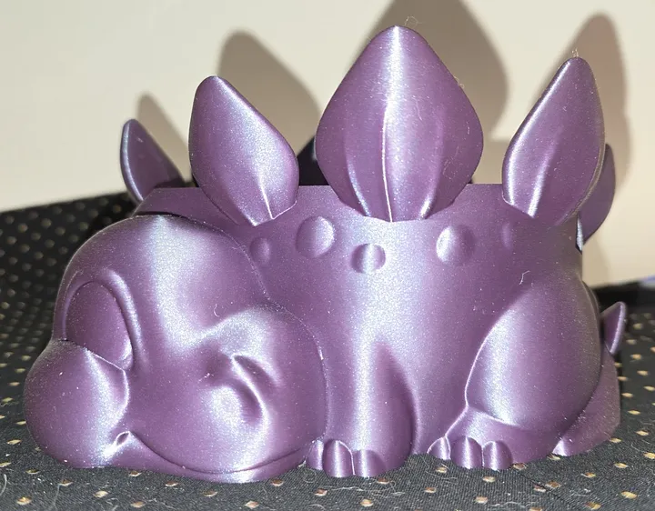 Purple Stego Yarn Bowl 3D printed 🐑 product image (1)