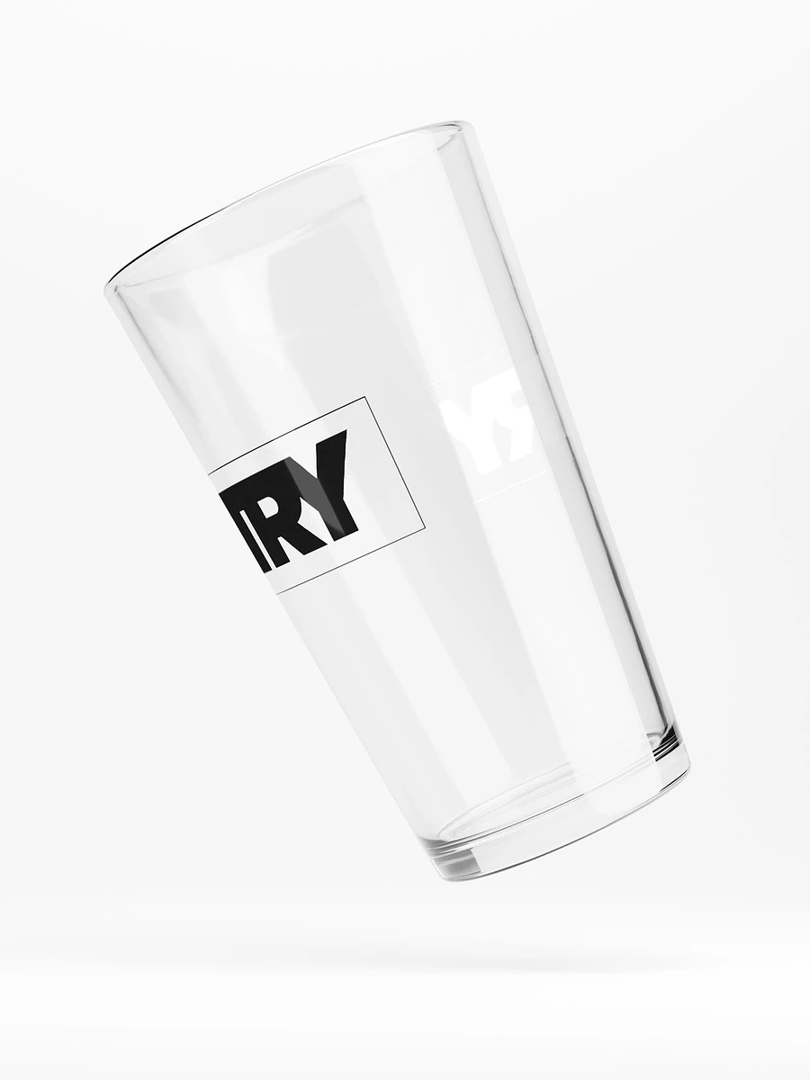 TRY Logo Pint Glass product image (4)