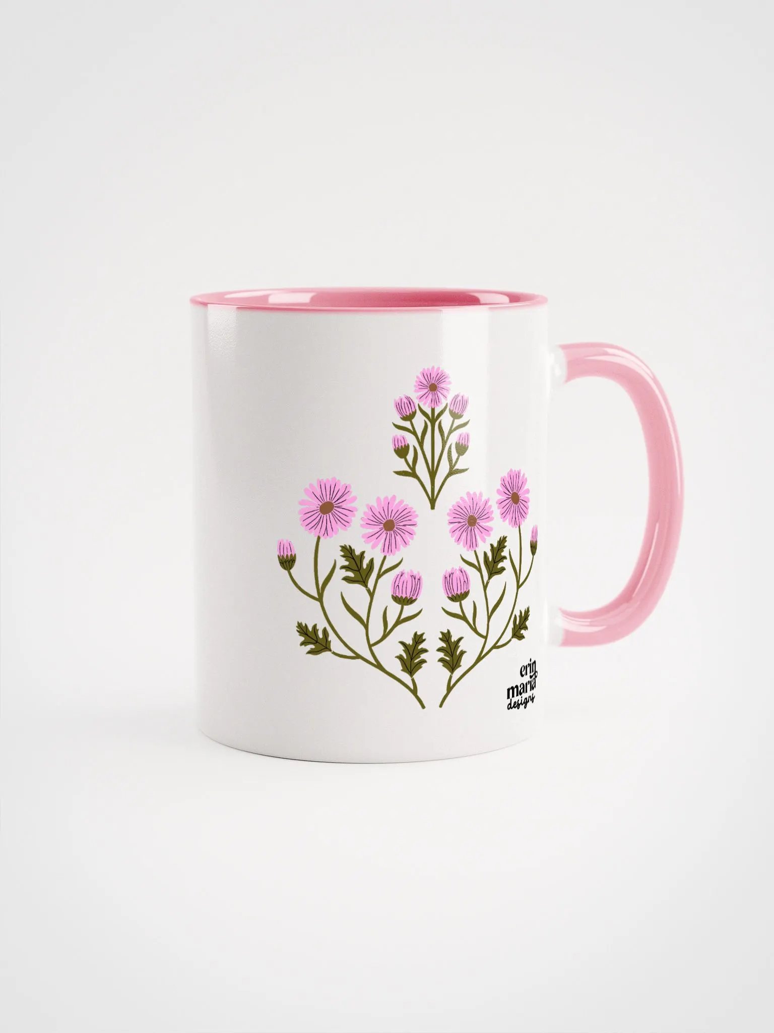 Harmony of Mums - Mug with Color Inside product image (1)