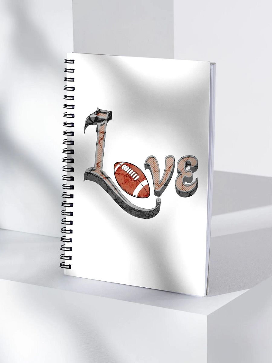 Love Football for the Game Notebook product image (3)