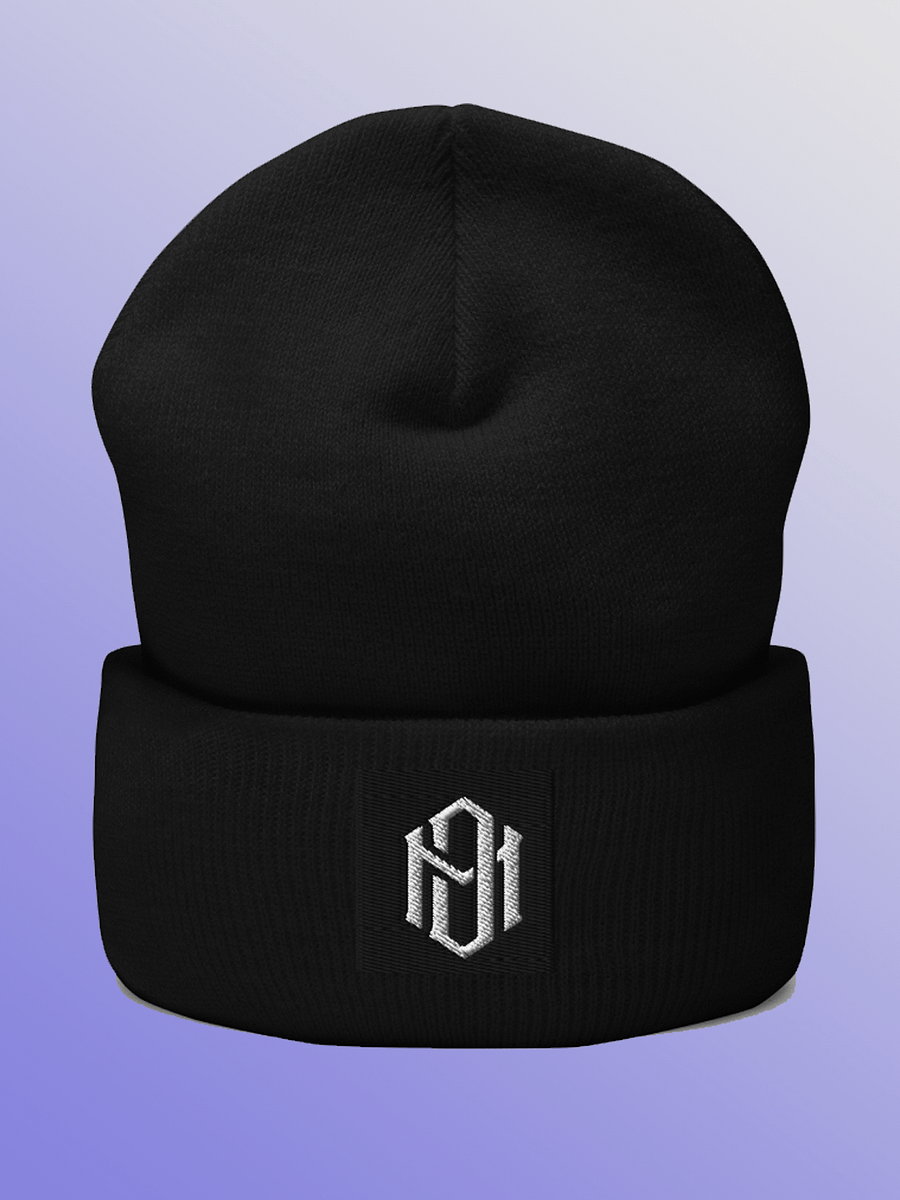 White Logo Cuffed Beanie product image (1)