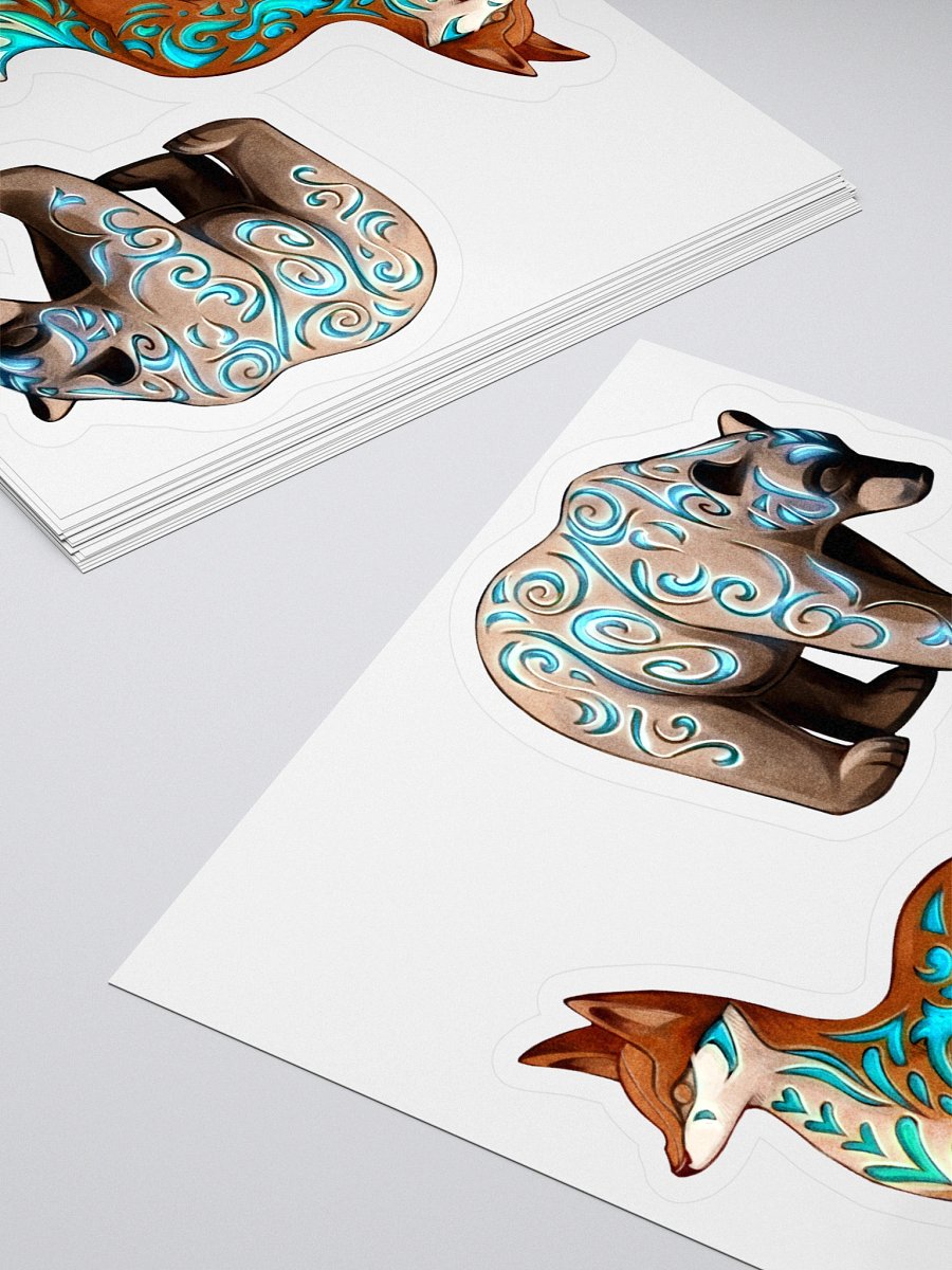 Forest totems | Kiss-cut sticker sheet product image (4)