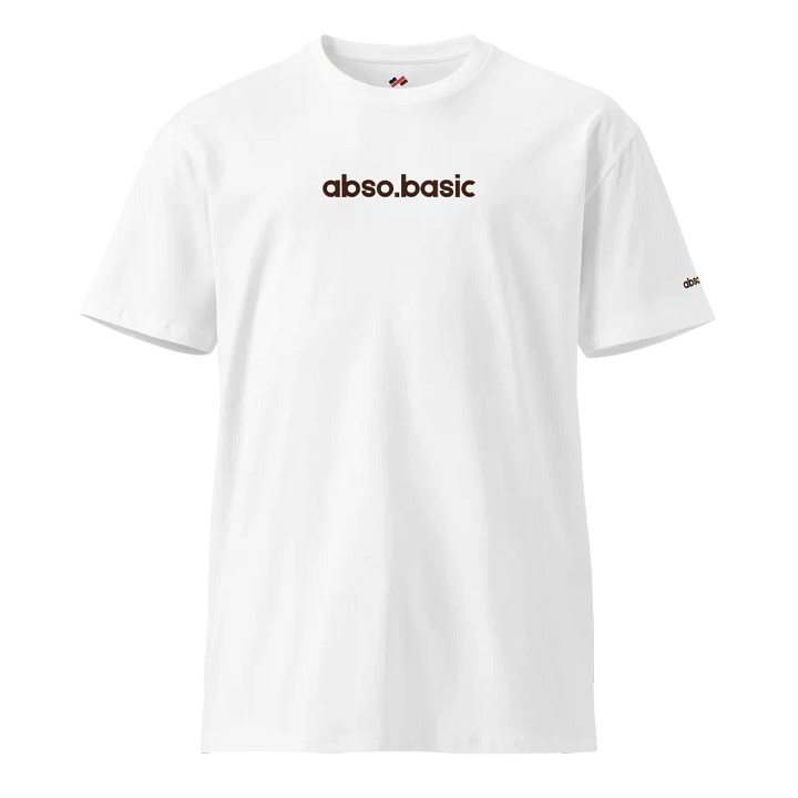 White "Snake Bone" abso.basic Unisex Premium T-Shirt product image (2)