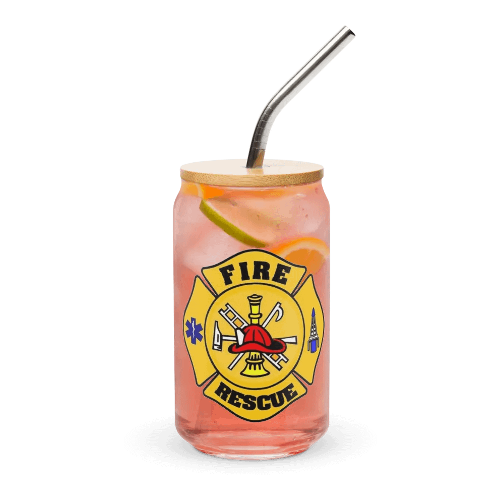 Can-Shaped Glass with Lid & Straw product image (5)