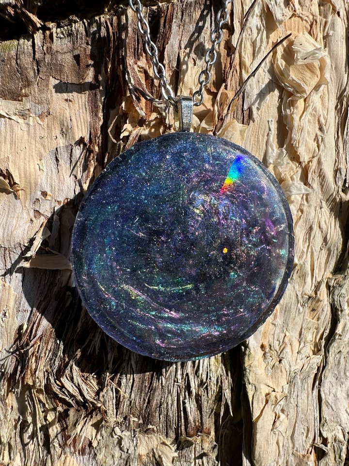Philosopher’s Stone Holographic Necklace product image (1)