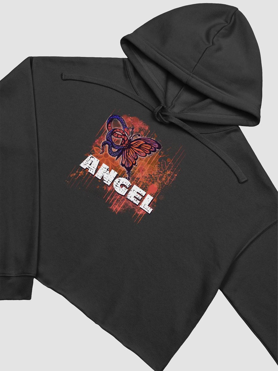 Crop Hoodie Angel Snake Butterfly product image (10)