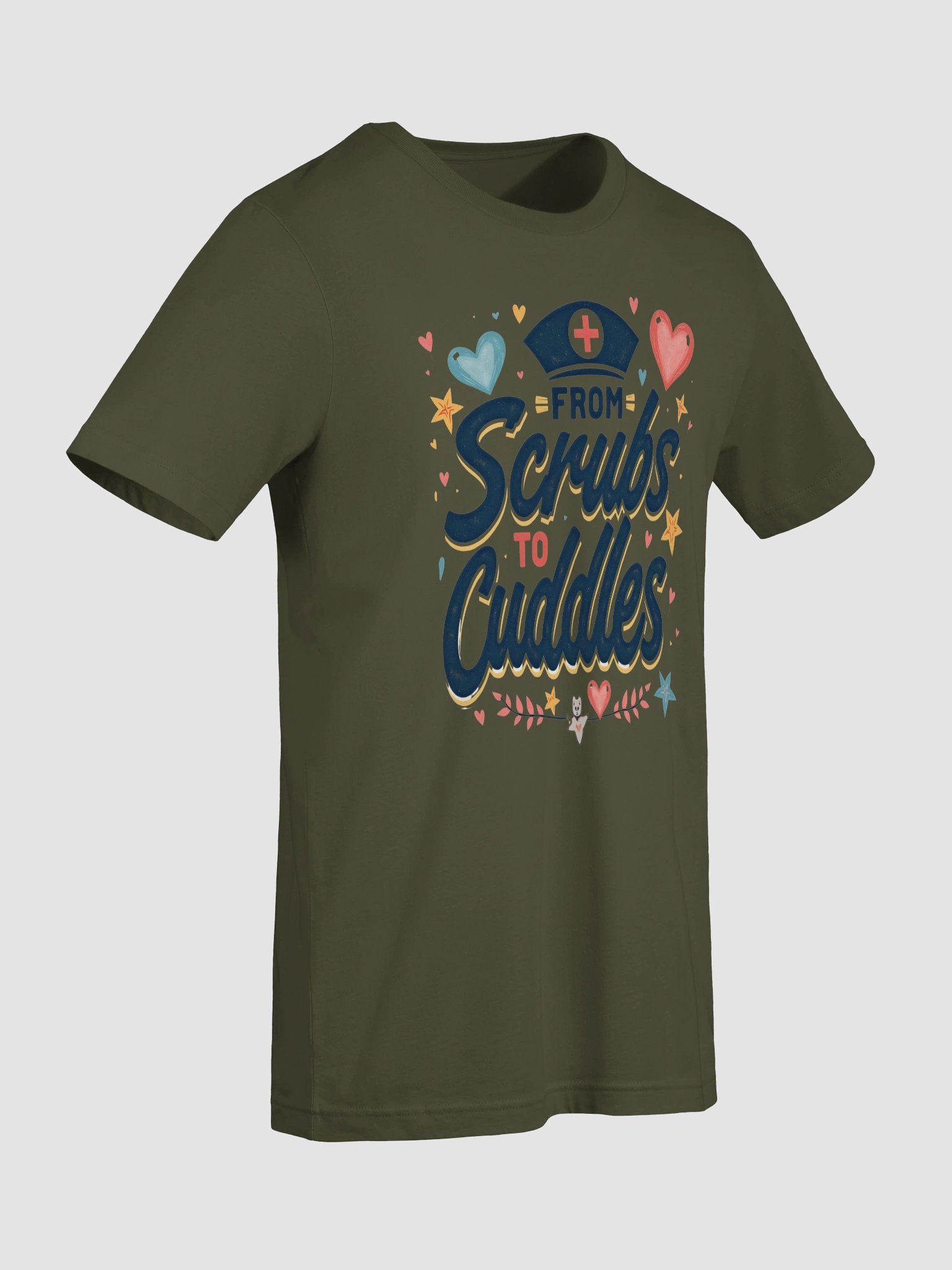 from Scrubs to Cuddles Graphic T-shirt product image (21)