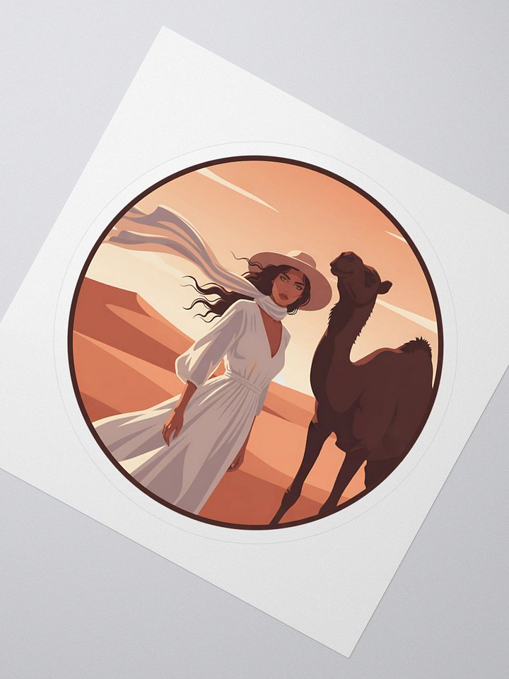 Desert Wanderlust Sticker – Retro Adventure Style product image (2)