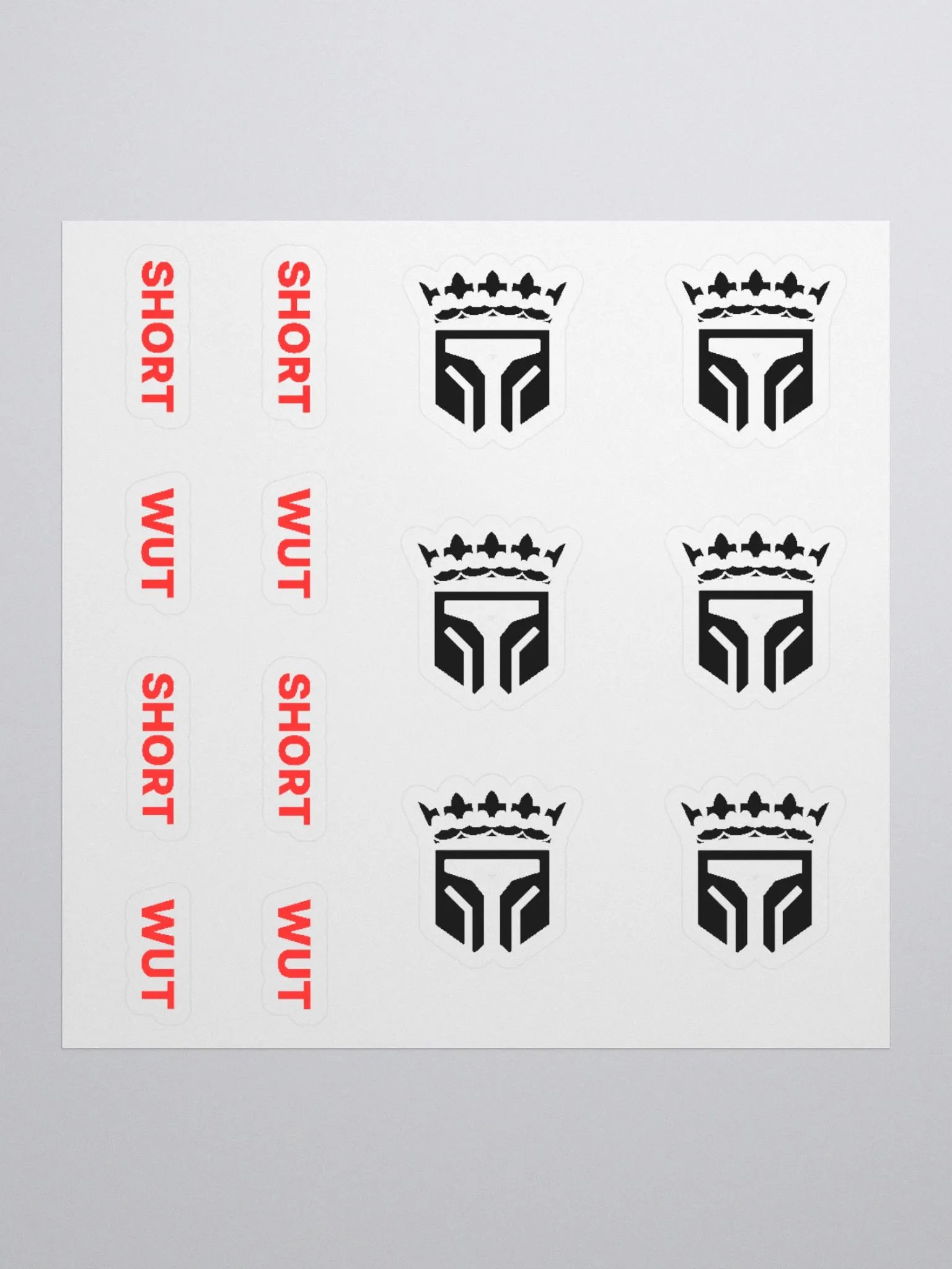 SHORT, WUT KING - Stickers product image (1)