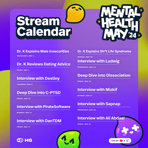 #MentalHealthMay2024 is in full effect 💚

Get ready for an action packed month of deep dives, interviews, and community event...