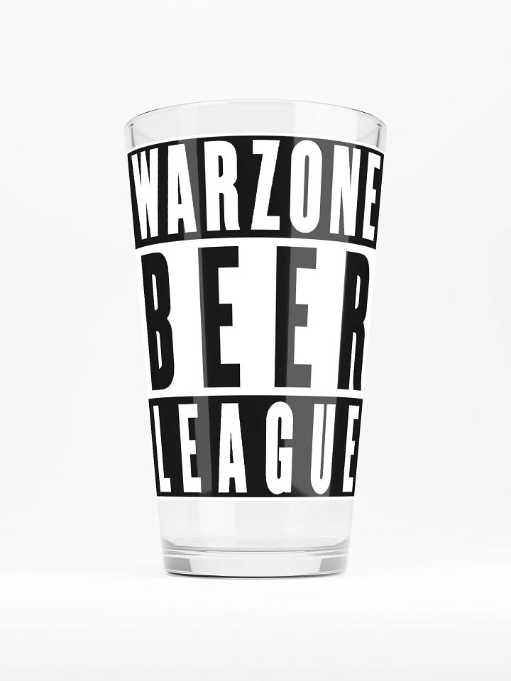 Warzone Beer League (Straight Outta) - Pint Glass product image (1)