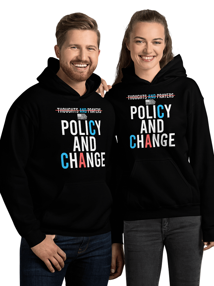 THOUGHTS AND PRAYERS UNISEX HOODIE product image (2)