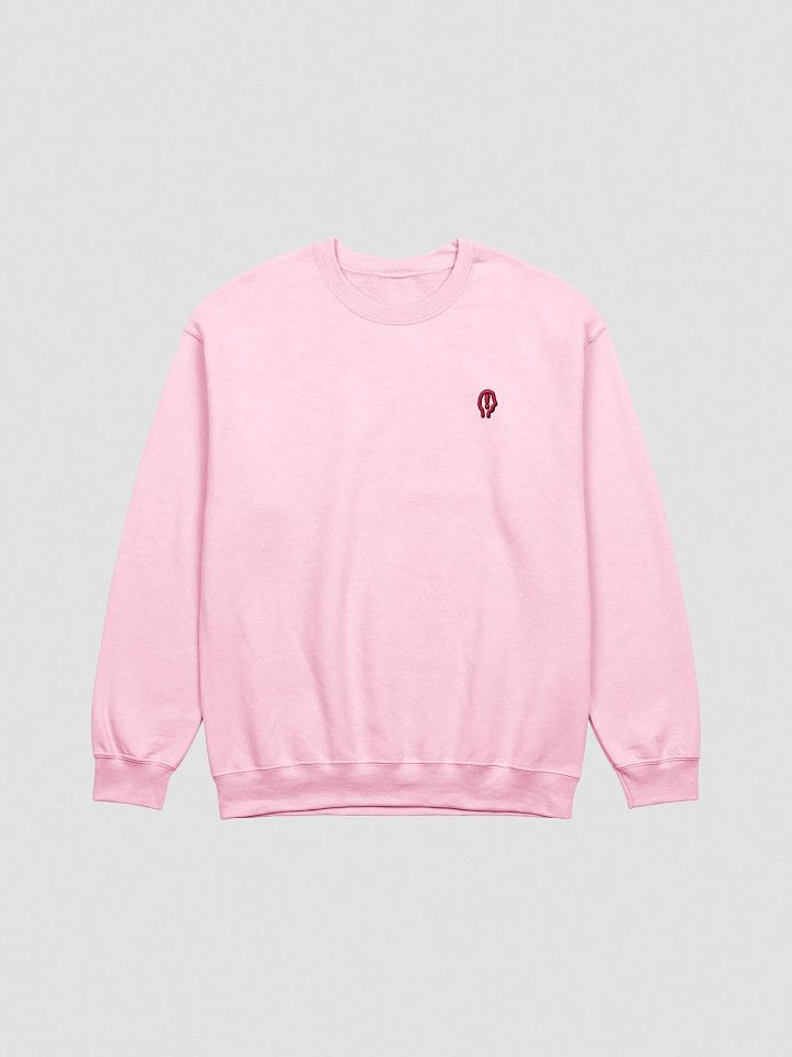 EXCLAIMING MENTALLY (L.C. rose design) embroidered crewneck product image (13)