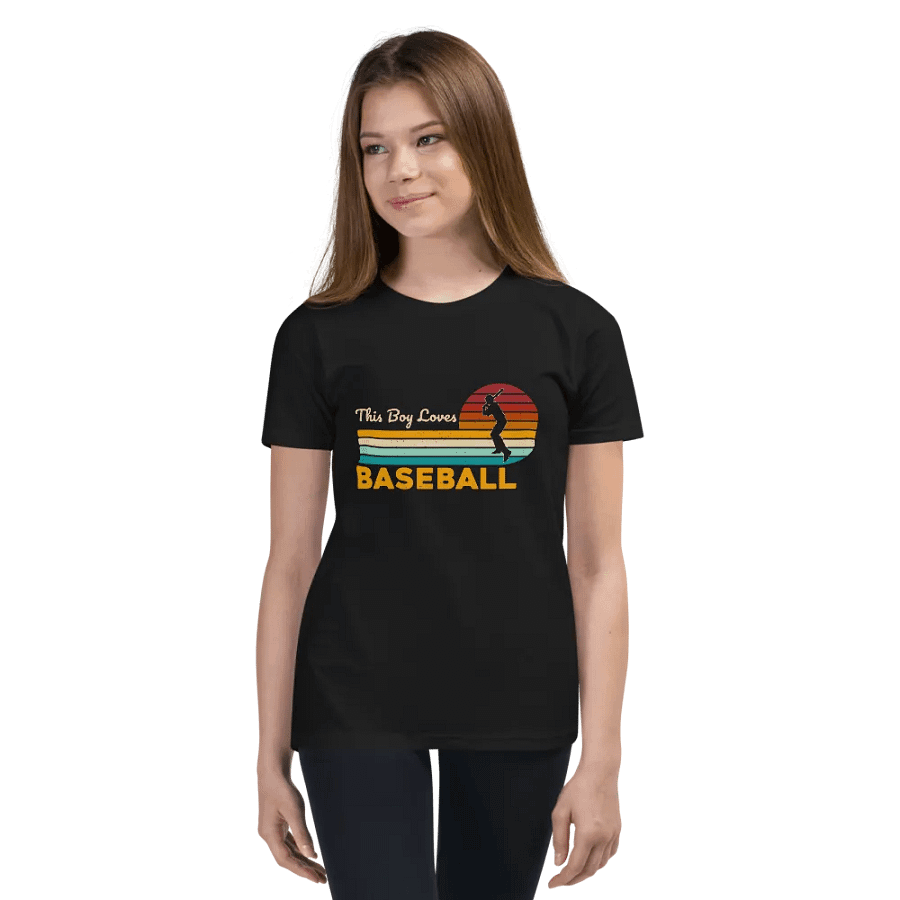 Sunset Baseball Youth T-Shirt product image (2)