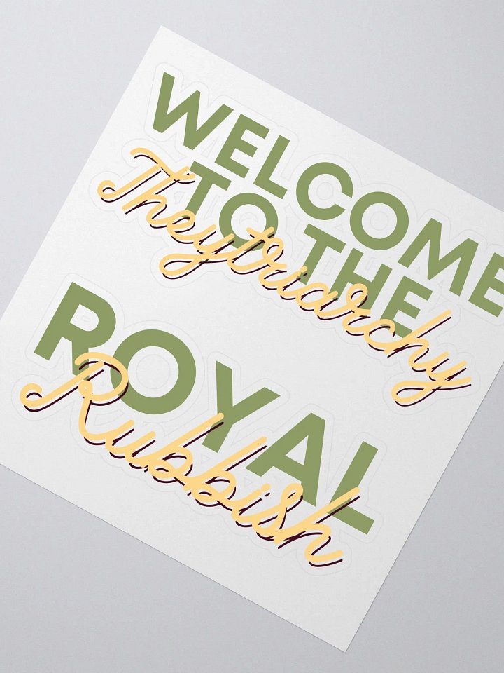 Stickers: Welcome to the Theytriarchy product image (2)