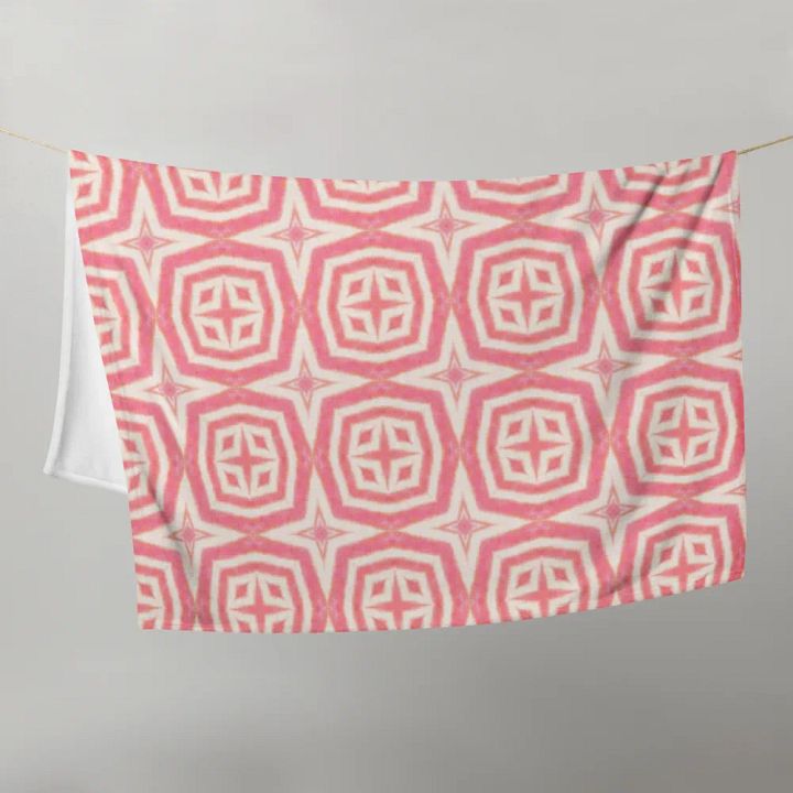 Vibrant Pink Blend-Throw Blanket product image (2)
