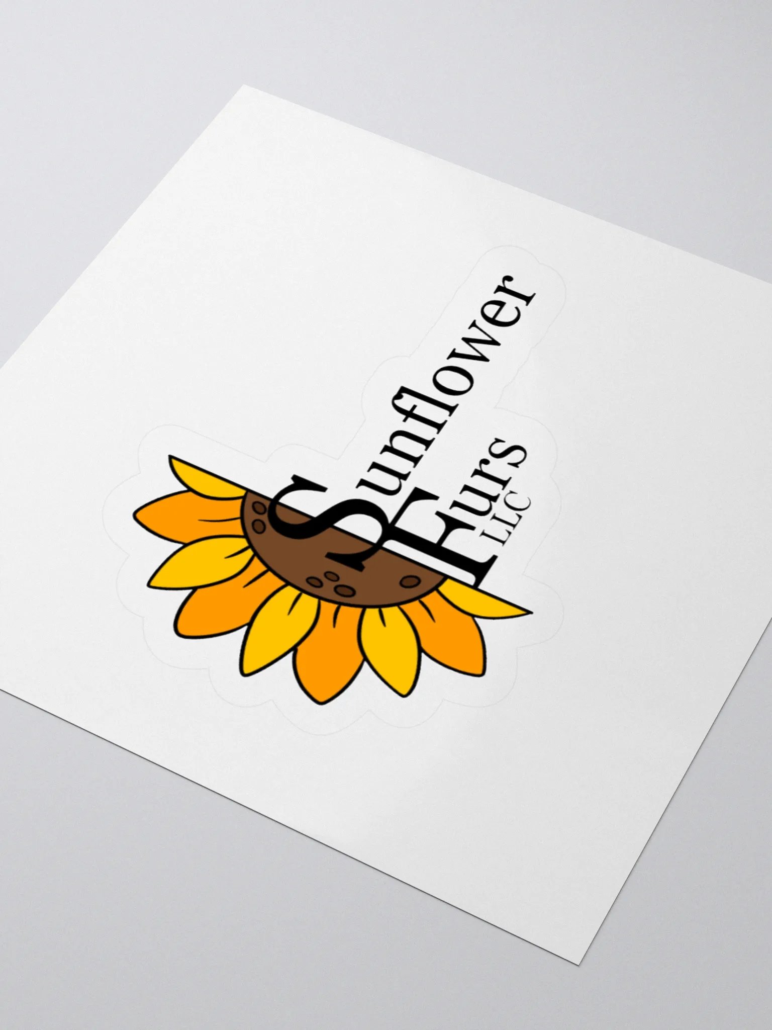 SunFlowerFurs Logo Sticker product image (3)