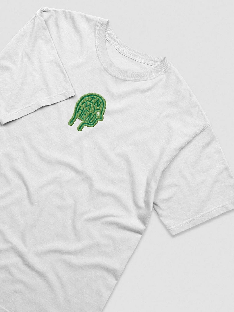 In My Head embroidered garment-dyed tee (green) product image (4)