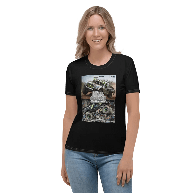 Metal Carnage (Screenplay Poster) T-Shirt (Women)