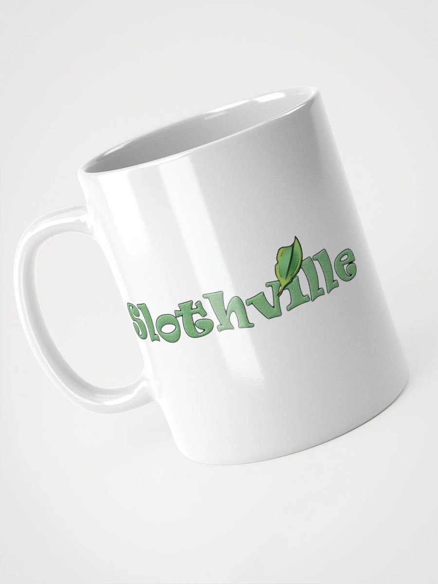 Slothville Yawn White Glossy Mug product image (6)