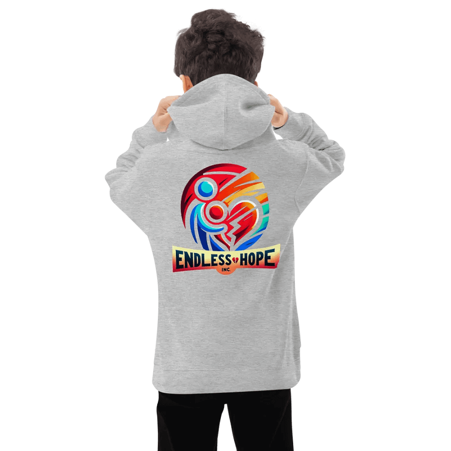 Endless Hope Inc Youth Fleece (White Writing) product image (4)