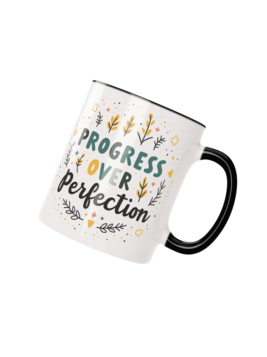 Progress Over Perfection Mug – Embrace Your Journey with Kindness and Courage product image (2)