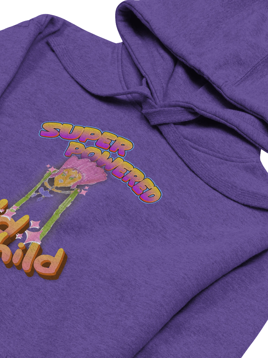 Super Powered Wild Child Unisex Hoodie product image (3)