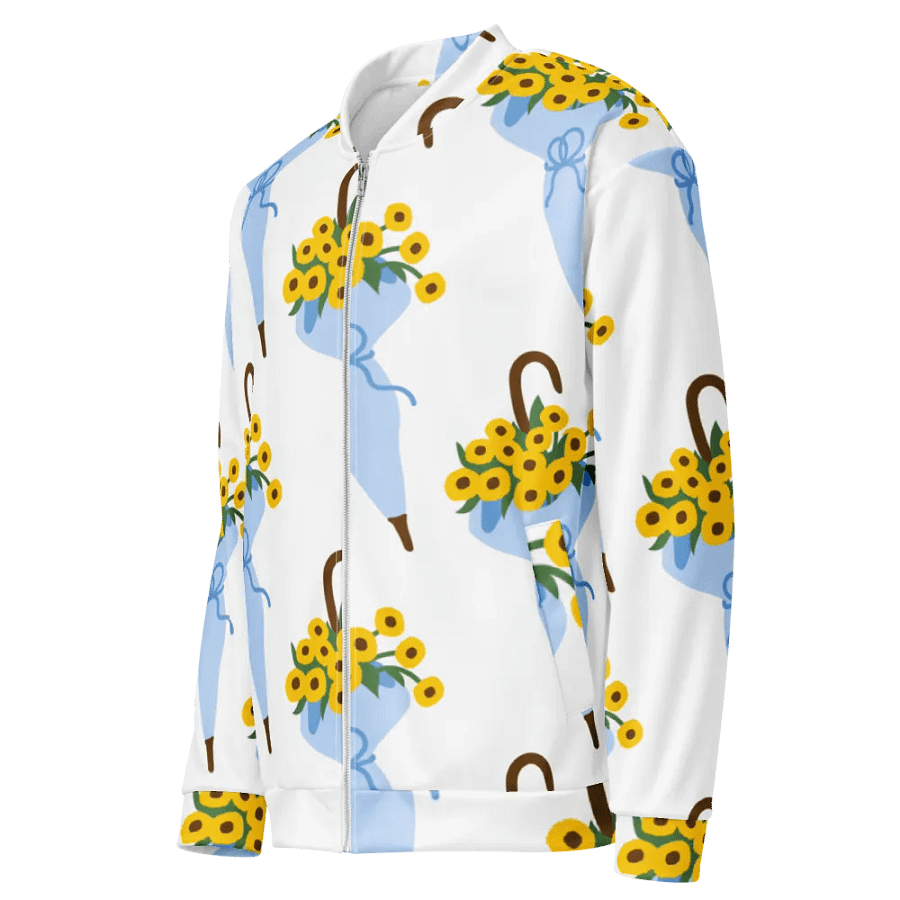 Sunflower Breeze Bomber Jacket product image (3)
