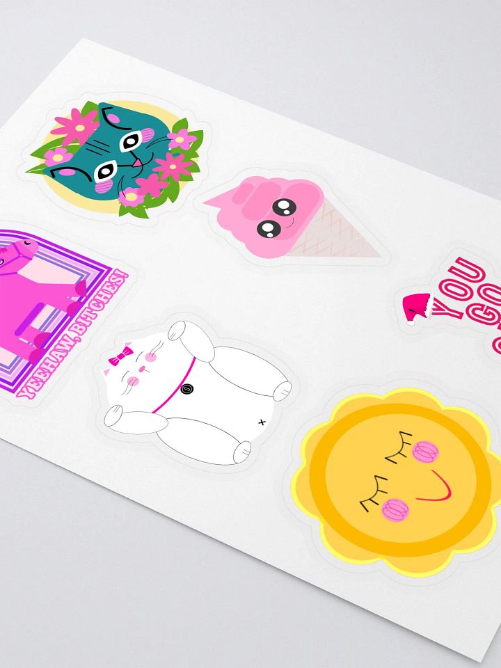 Cartoon Pink Sticker Fun product image (2)