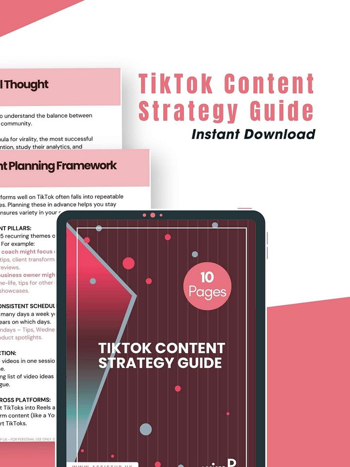 TikTok Content Strategy Guide product image (2)