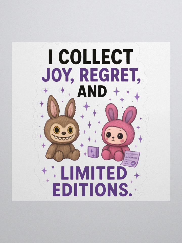Limited Edition Joy & Regret Kiss Cut Stickerr product image (2)