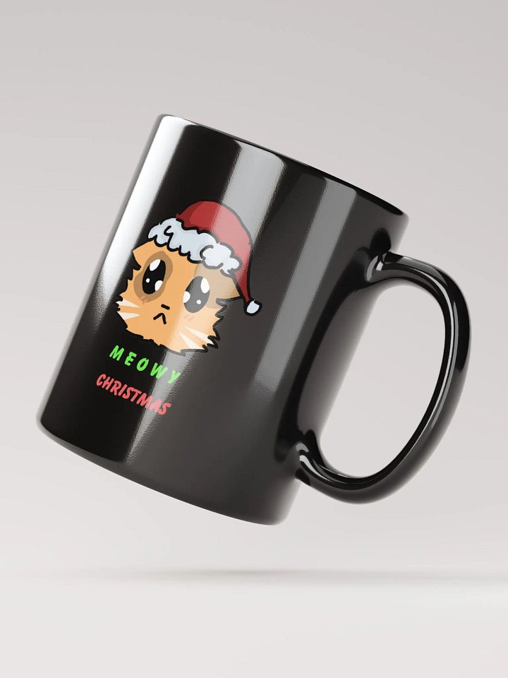 Meowy Christmas Dark Mode Coffee Mug product image (2)