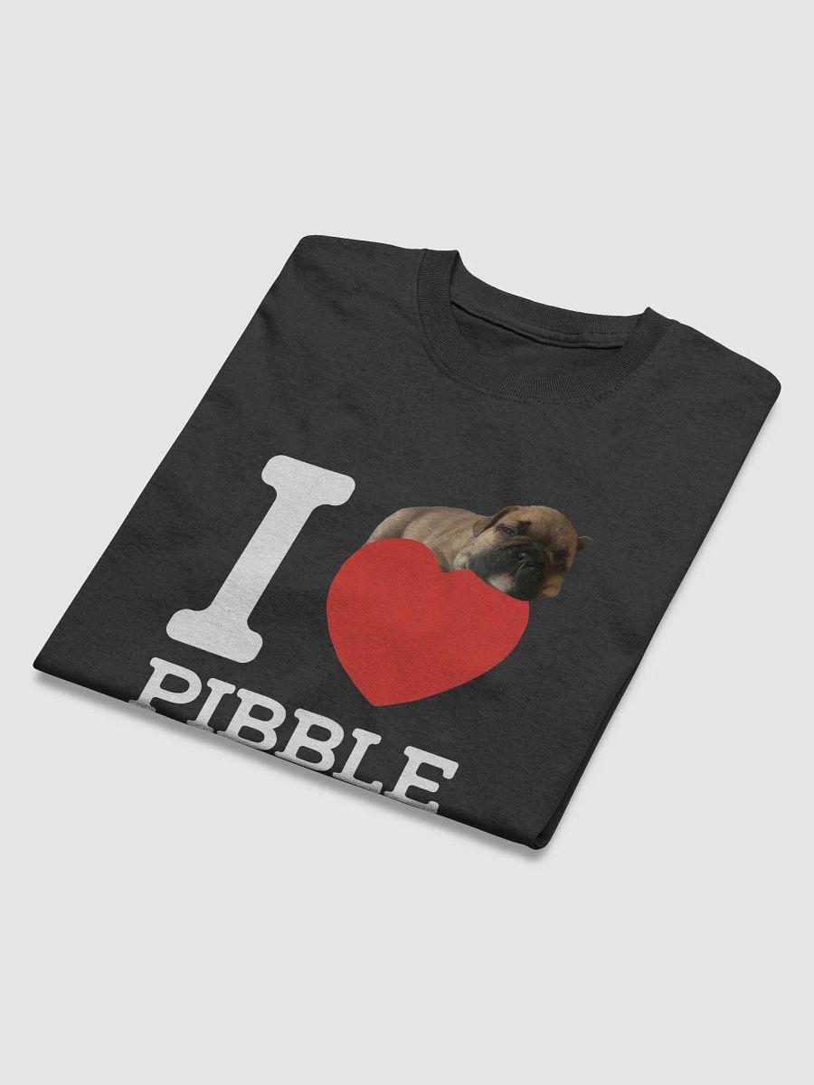 I LOVE PIBBLE T SHIRT (DARK COLORS) product image (4)