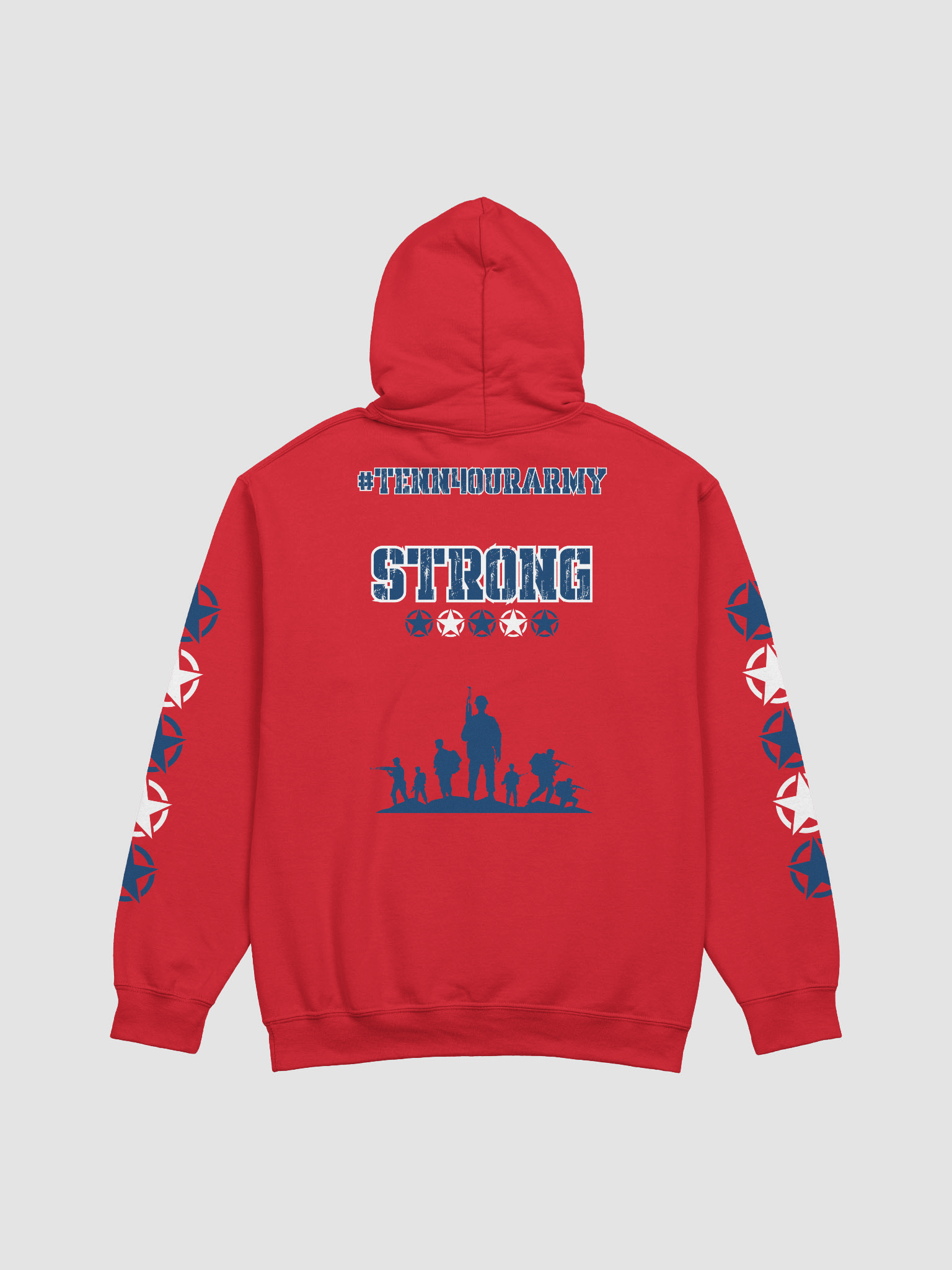 #TeNN4OURARMY Hoodie -Navy & White product image (6)